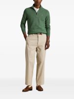 POLO RALPH LAUREN - Men Long Sleeve Cotton 1/2 Zip Sweater Pullover - Image 3
