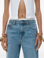 ALEXANDER WANG - Women Mid Rise Relaxed Straight Pointelle Undie - Image 4