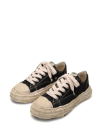MAISON MIHARA YASUHIRO - Men Peterson 23/Original Sole Garment Dyed Canvas Low-Top Sneaker - Image 3