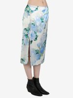 MERYLL ROGGE - Women Knee Length Slip Skirt w/ Piping - Image 2