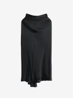 RICK OWENS - Women Charmeuse A Line Bias Skirt - Image 4