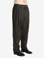 ZIGGY CHEN - Men Front Pleats Tapered Trousers - Image 2