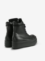 RICK OWENS - Men Scarpe In Pelle Mega Bumper Sneakers - Image 3
