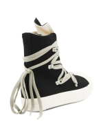 RICK OWENS DRKSHDW - Men Denim Megalace Sneaks - Image 3