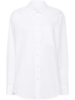 T BY ALEXANDER WANG - Women Boyfriend Shirt With Logo Flag Tag - Image 5