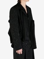 COMME DES GARCONS HOMME PLUS - Men Double-Breasted Starry Pattern Jacket - Image 2