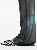 JEAN PAUL GAULTIER - Women Mesh Printed "Water" Trouser - Image 4