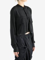 ANN DEMEULEMEESTER - Women Karita Cargo Cropped Shirt - Image 2