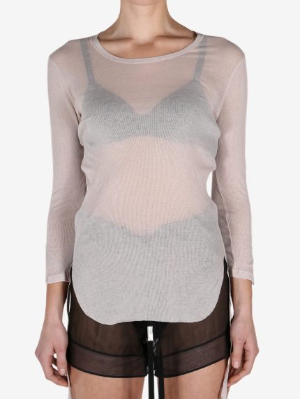 ANN DEMEULEMEESTER - Women Trina Three-Quarter Sleeve Slim T-Shirt