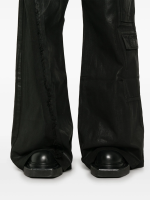 RICK OWENS DRKSHDW - Men Denim Imbalanced Double Cargo Jumbo Belas - Image 4