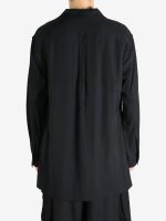 RICK OWENS - Men Cupro Larry Fogpocket Shirt - Image 3