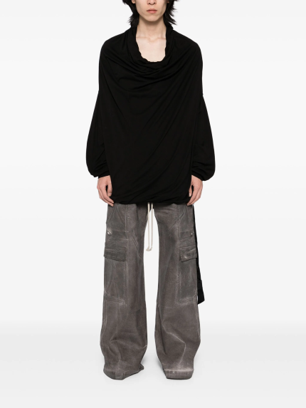 RICK OWENS DRKSHDW - Men Foil Denim Double Cargo Jumbo Belas