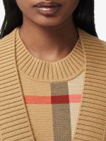 BURBERRY Women Oversized Check Cardigan - Image 4