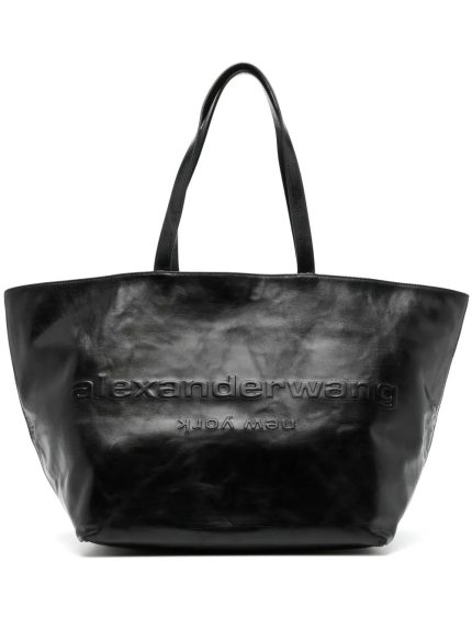 Black bags, front view