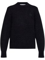 T BY ALEXANDER WANG - Women Embroidered Logo Relaxed Crewneck Pullover - Image 5