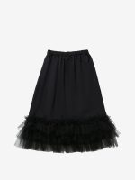 COMME DES GARCONS  NOIR - Women Tulle Layered Skirt - Image 4