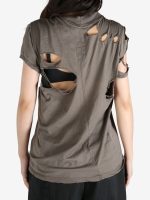 RICK OWENS DRKSHDW - Women Small Level Tee - Image 3