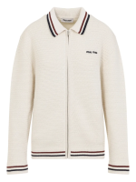White knitwear, front view
