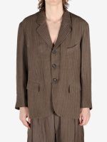ZIGGY CHEN - Men Striped 3 Button Jacket - Image 2