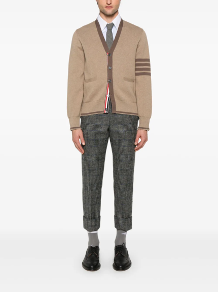 THOM BROWNE - Men Milano Stitch V Neck Knitwear