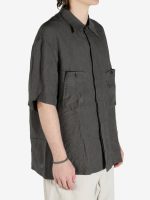 ZIGGY CHEN - Men Double Pocket Short Sleeve Shirt - Image 2