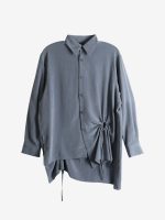 Y'S - Women Y-Circle Gathered BL Shirt - Image 5