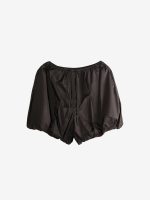 AMOMENTO - Women Nylon Shirring Shorts - Image 4