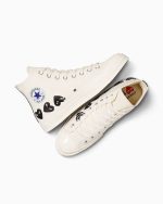 COMME DES GARCONS PLAY X CONVERSE - Chuck 70 Multi Heart High Top - Image 6