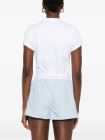 ALEXANDER WANG - Women Logo Elastic Short - Image 3
