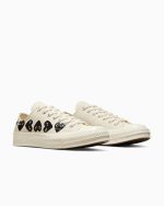 COMME DES GARCONS PLAY X CONVERSE - Chuck 70 Multi Heart Low Top - Image 2