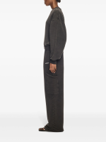 OFF WHITE - Women Bookish Roses Over Crew Sweatshirt - Image 2