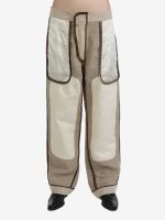 COMMUNS - Unisex Color Patchwork Large Pocket Pants