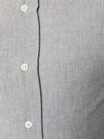 THOM BROWNE - Men Straight Fit Shirt W/ 4 Bar In Chambray - Image 3