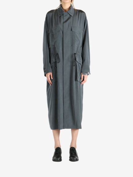 Y'S - Women KO-4-Pocket Long D Shirt Jacket