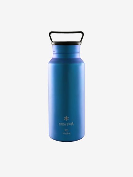 Blue bottle, front view