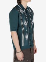 AMIRI - Men Starburst Button Down Polo - Image 2