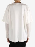ACNE STUDIOS - Women Layered Print T-Shirt - Image 3