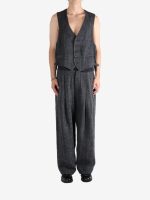 ZIGGY CHEN - Men Layered Pocket Waistcoat - Image 4