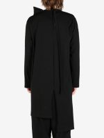 YOHJI YAMAMOTO POUR HOMME - Men Binder Henry Neck Tee - Image 3