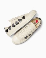 COMME DES GARCONS PLAY X CONVERSE - Chuck 70 Multi Heart Low Top - Image 6