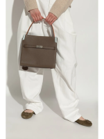 TORY BURCH - Women Lee Radziwill Color-Block Pebbled Small Double Bag - Image 2