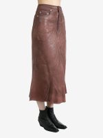 RICK OWENS DRKSHDW - Women Gonna In Denim - Godet Skirt - Image 2
