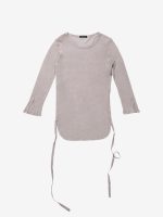 ANN DEMEULEMEESTER - Women Trina Three-Quarter Sleeve Slim T-Shirt - Image 4