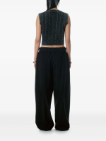 T BY ALEXANDER WANG - Women Wang Sport Embroidery V-Neck Vest - Image 4