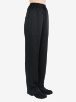 MARINE SERRE - Women Moon Sun Satin Jacquard Drawstring Trousers - Image 2