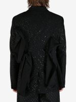 COMME DES GARCONS HOMME PLUS - Men Double-Breasted Starry Pattern Jacket - Image 3
