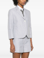 THOM BROWNE - Women Fit 2 Cropped Sack Patch Pocket Sportcoat - Image 2