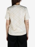BURBERRY - Women Check Pattern T-Shirt - Image 3