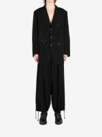 YOHJI YAMAMOTO POUR HOMME - Men Zip Detail Jacket - Image 4