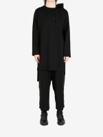 YOHJI YAMAMOTO POUR HOMME - Men Binder Henry Neck Tee - Image 4